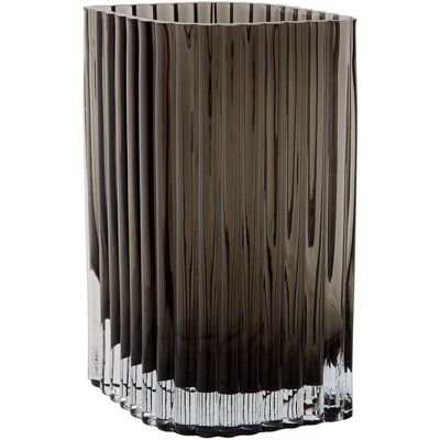 AYTM Folium Vase - Svart - 25cm - Elegant, Allsidig, Tidløs AYTM Folium Vase - Svart - 25cm - Elegant, Allsidig, Tidløs