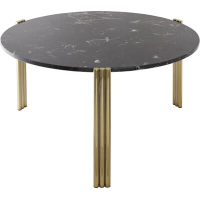Table basse AYTM Tribus - Marbre et travertin - 45x80cm - Publicité Table basse AYTM Tribus - Marbre et travertin - 45x80cm - Publicité