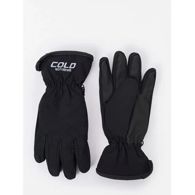 Cold - Softshell handsker JR - Sort - 152/158 - Handsker Cold - Softshell handsker JR - Sort - 152/158 - Handsker