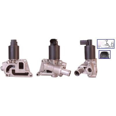 ELSTOCK 72-0037 EGR Ventil - Elektrisk, Pakninger, 5 Tilkoblinger, D-form ELSTOCK 72-0037 EGR Ventil - Elektrisk, Pakninger, 5 Tilkoblinger, D-form