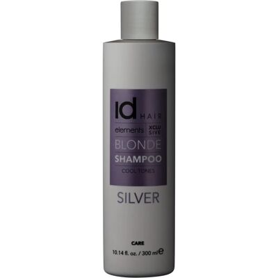 IdHAIR Elements Xclusive Blonde Silver Shampoo - 300 ml - Platinblondt hår IdHAIR Elements Xclusive Blonde Silver Shampoo - 300 ml - Platinblondt hår