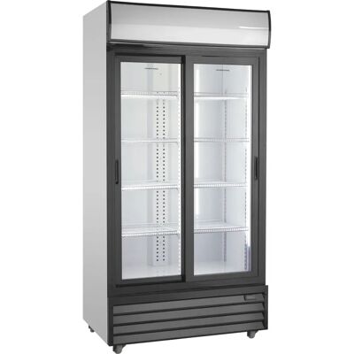 Scandomestic SD 1002 SLE - Sort, Rustfrit stål - Vitrine køleskab Scandomestic SD 1002 SLE - Sort, Rustfrit stål - Vitrine køleskab