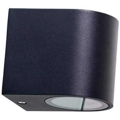 Lampe Murale Extérieure DybergLarsen Læsø - Noir Mat, Aluminium Lampe Murale Extérieure DybergLarsen Læsø - Noir Mat, Aluminium