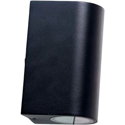 Dyberg Larsen Leso Up, Down Applique - IP44 Aluminium Noir Dyberg Larsen Leso Up, Down Applique - IP44 Aluminium Noir
