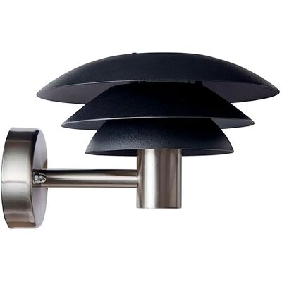 Dyberg Larsen DL20 Schwarze Stahl Außen-Wandlampe - Wandleuchte Dyberg Larsen DL20 Schwarze Stahl Außen-Wandlampe - Wandleuchte