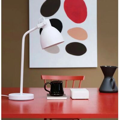 Lampe de table Coast blanche Dyberg Larsen - Lampe de bureau - Publicité Lampe de table Coast blanche Dyberg Larsen - Lampe de bureau - Publicité
