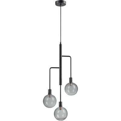 Dyberg Larsen Chester Lysekrone Røg - Glas & Metal - Dæmpbar - IP20 - 71cm Dyberg Larsen Chester Lysekrone Røg - Glas & Metal - Dæmpbar - IP20 - 71cm
