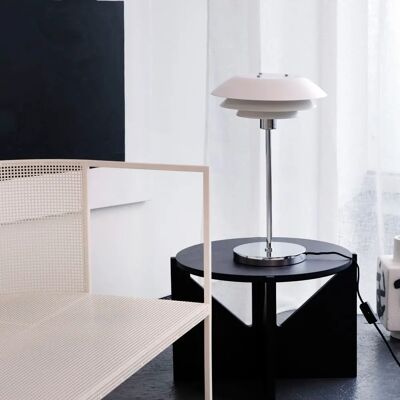 Dyberg Larsen DL31 Lampe de Table en Métal Blanche - Lampe de Table Dyberg Larsen DL31 Lampe de Table en Métal Blanche - Lampe de Table