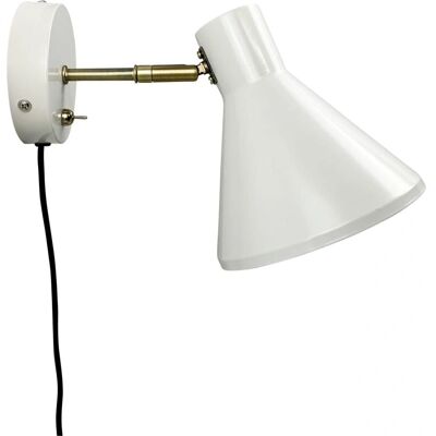 Lampada da Parete Sleep Dyberg Larsen Bianco Lucido/Bronzo Antico - Lampada da Parete Lampada da Parete Sleep Dyberg Larsen Bianco Lucido/Bronzo Antico - Lampada da Parete