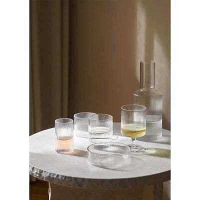 ferm LIVING Ripple Karaffe - Klar - Designer Trine Andersen - Karaffel - Glass ferm LIVING Ripple Karaffe - Klar - Designer Trine Andersen - Karaffel - Glass