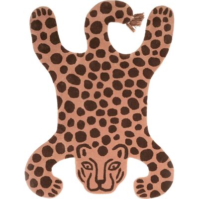 Ferm Living Kids - Tappeto safari leopardo 160x118 cm Rosa Ferm Living Kids - Tappeto safari leopardo 160x118 cm Rosa