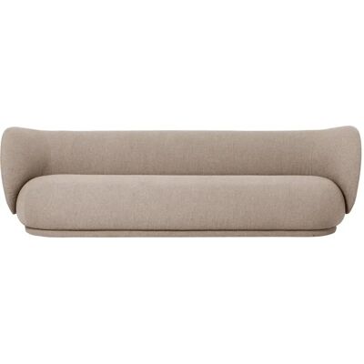 Canapé 4 places Rico - Ferm Living - Bouclé - Sable - Publicité Canapé 4 places Rico - Ferm Living - Bouclé - Sable - Publicité