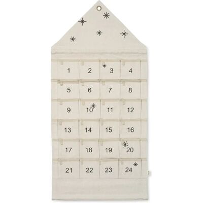 ferm Living Mørk Sand Julekalender ferm Living Mørk Sand Julekalender
