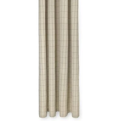 Ferm Living Chambray beige rutete dusjforheng Ferm Living Chambray beige rutete dusjforheng