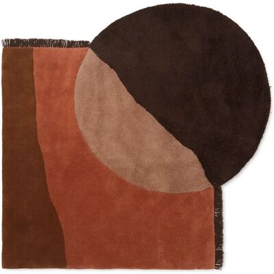 Ferm LIVING - View Teppich - braun - Teppich Ferm LIVING - View Teppich - braun - Teppich