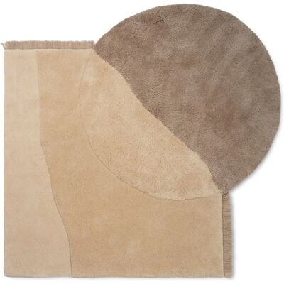 Ferm Living View Tufted Rug - Beige - 140x180 cm Ferm Living View Tufted Rug - Beige - 140x180 cm