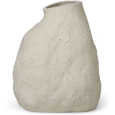 Vase Moyen Vulca de Ferm Living - Moderne, Blanc, Fait Main - Publicité Vase Moyen Vulca de Ferm Living - Moderne, Blanc, Fait Main - Publicité