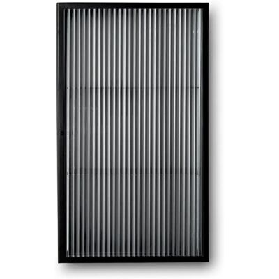ferm LIVING - Haze Veggskap, Reedet Glass, svart ferm LIVING - Haze Veggskap, Reedet Glass, svart