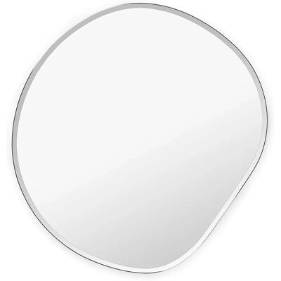 Specchio Pond piccolo di ferm LIVING - Cromo scuro Specchio Pond piccolo di ferm LIVING - Cromo scuro