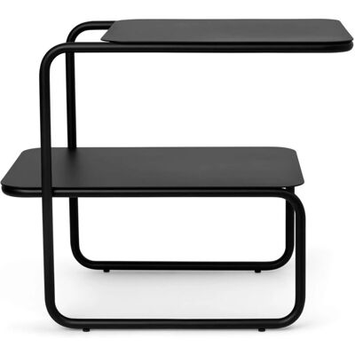 Ferm Living - Level - Beistelltisch - pulverbeschichteter Stahl - schwarz Ferm Living - Level - Beistelltisch - pulverbeschichteter Stahl - schwarz
