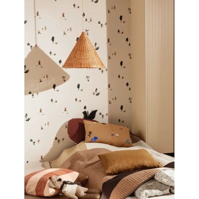 Ferm Living - Suspension en rotin naturel - Ø 45 cm, Artisanale - Publicité Ferm Living - Suspension en rotin naturel - Ø 45 cm, Artisanale - Publicité
