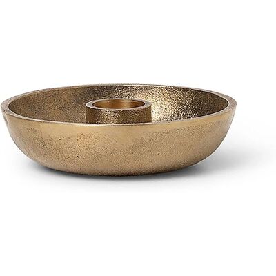 Ferm Living - Portacandela in ottone - 10cm - Porta candela Ferm Living - Portacandela in ottone - 10cm - Porta candela