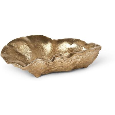 Bol Oyster en laiton de Ferm Living - Design organique pour bijoux et décoration - Publicité Bol Oyster en laiton de Ferm Living - Design organique pour bijoux et décoration - Publicité
