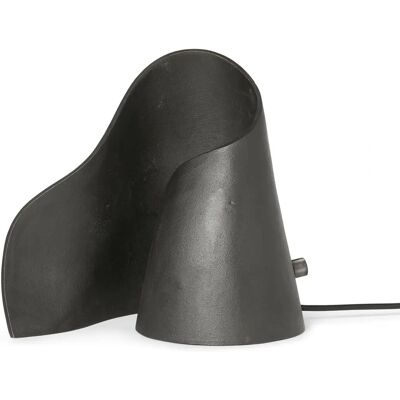 Ferm Living Oyster Lampe de Table en Aluminium Recyclé Noir - Publicité Ferm Living Oyster Lampe de Table en Aluminium Recyclé Noir - Publicité