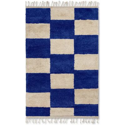 Ferm Living Mara Knotter Teppich 120x180 cm - Hellblau/Off-White Ferm Living Mara Knotter Teppich 120x180 cm - Hellblau/Off-White