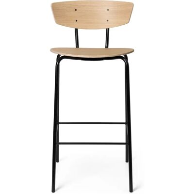 Chaise de comptoir Herman de Ferm Living - Chêne huilé blanc - 87cm - Publicité Chaise de comptoir Herman de Ferm Living - Chêne huilé blanc - 87cm - Publicité