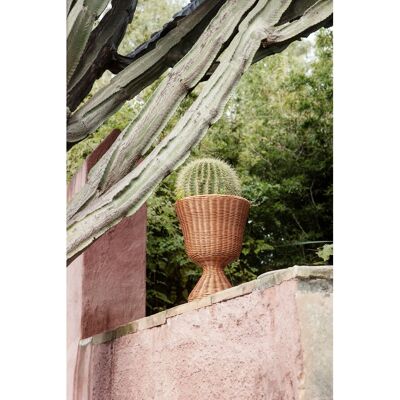 Ferm Living - Support de plantes Agnes - Rotin tissé à la main - Décoration intérieure - Publicité Ferm Living - Support de plantes Agnes - Rotin tissé à la main - Décoration intérieure - Publicité