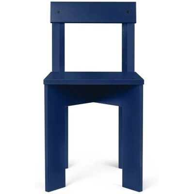 Chaise de salle à manger bleue Ark - ferm LIVING - 78cm - Publicité Chaise de salle à manger bleue Ark - ferm LIVING - 78cm - Publicité