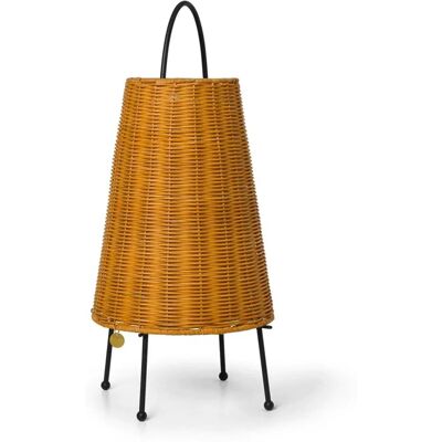 Lampe portable sans fil Ferm Living - Beige - Rotin - Lampada senza fili ricaricabile Porti Lampe portable sans fil Ferm Living - Beige - Rotin - Lampada senza fili ricaricabile Porti