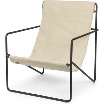Ferm Living - Desert Lounge Chair - Schwarz - Wolke Ferm Living - Desert Lounge Chair - Schwarz - Wolke