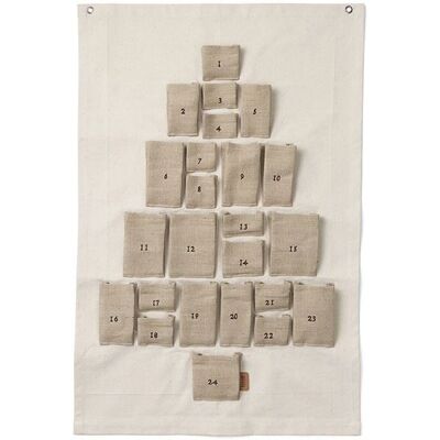 ferm Living Pine Beige Naturlig Mini Julekalender - Veggdekorasjon ferm Living Pine Beige Naturlig Mini Julekalender - Veggdekorasjon