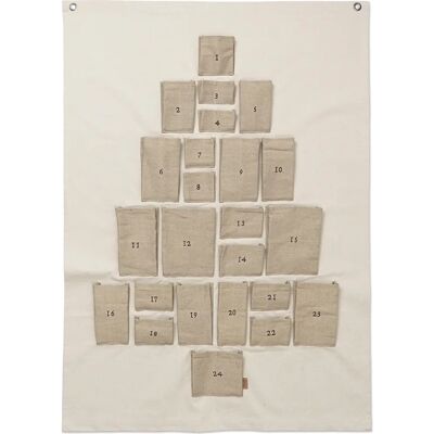 ferm Living Naturlig Adventskalender - Stor ferm Living Naturlig Adventskalender - Stor