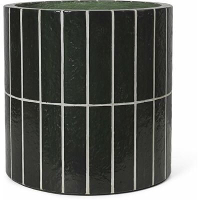 Ferm Living Colonne Pot de Fleurs - Grand Vert Foncé - Publicité Ferm Living Colonne Pot de Fleurs - Grand Vert Foncé - Publicité