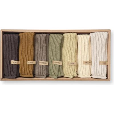 Ferm Living Day Cloths Set av 7 - Calm - Kjøkkenkluter Ferm Living Day Cloths Set av 7 - Calm - Kjøkkenkluter