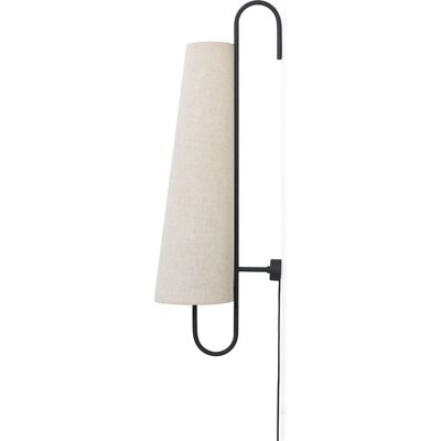 Lampe Murale Ferm Living Ancora - Noir/Naturel - 98,5cm Lampe Murale Ferm Living Ancora - Noir/Naturel - 98,5cm
