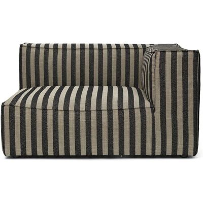 Ferm Living - Catena - Tissu rayé - Noir sable - Canapé - Publicité Ferm Living - Catena - Tissu rayé - Noir sable - Canapé - Publicité