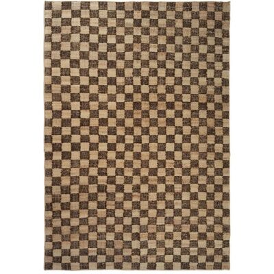 Ferm Living - Tapis à Carreaux en Laine et Jute, 200x300 cm - Café / Naturel - Tapis - Publicité Ferm Living - Tapis à Carreaux en Laine et Jute, 200x300 cm - Café / Naturel - Tapis - Publicité