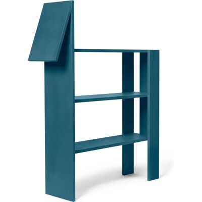 Étagère Horse de Ferm Living - Bleu foncé - Rangement pour enfants - Publicité Étagère Horse de Ferm Living - Bleu foncé - Rangement pour enfants - Publicité