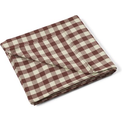 Ferm Living Bothy Check Bordduk - 150x240 cm - Kanel/Grønn grå Ferm Living Bothy Check Bordduk - 150x240 cm - Kanel/Grønn grå