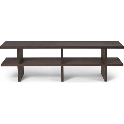 Ferm LIVING Kona Kredens - Mørkbejdset - Lavt treoppbevaringsmøbel Ferm LIVING Kona Kredens - Mørkbejdset - Lavt treoppbevaringsmøbel