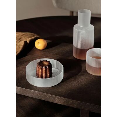 Ferm Living Ripple Serveringsskåler Sett 4 stk Ø 12,2cm - Frostet glass Ferm Living Ripple Serveringsskåler Sett 4 stk Ø 12,2cm - Frostet glass