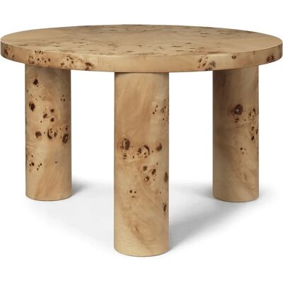 Ferm Living Table Basse Post Petit - Noyer/Burl - Table Basse - Publicité Ferm Living Table Basse Post Petit - Noyer/Burl - Table Basse - Publicité