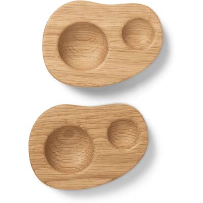 Ferm Living Cairn Eggeholder - Naturlig Tre - Egg, Salt, Pepper - Eggeholder Ferm Living Cairn Eggeholder - Naturlig Tre - Egg, Salt, Pepper - Eggeholder