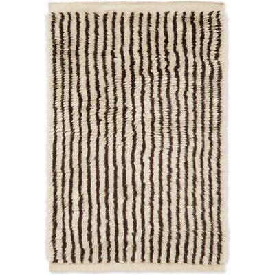 Tapis noué Ferm Living Kami - Offwhite/Café - Tapis - Publicité Tapis noué Ferm Living Kami - Offwhite/Café - Tapis - Publicité
