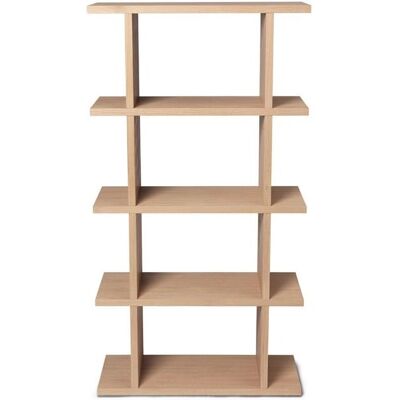 Ferm Living - Kona Bokhylle - Naturlig, Beige, 75x141cm - Bokhylle Ferm Living - Kona Bokhylle - Naturlig, Beige, 75x141cm - Bokhylle