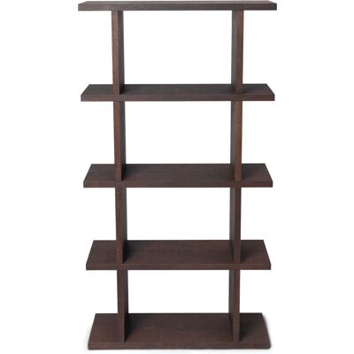 Ferm Living Kona Bokhylle - Brun - 1x4 - 141cm Ferm Living Kona Bokhylle - Brun - 1x4 - 141cm